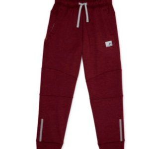 Pants jogger athletic boys size L 10-12 new Russell Tech fleece polyester red